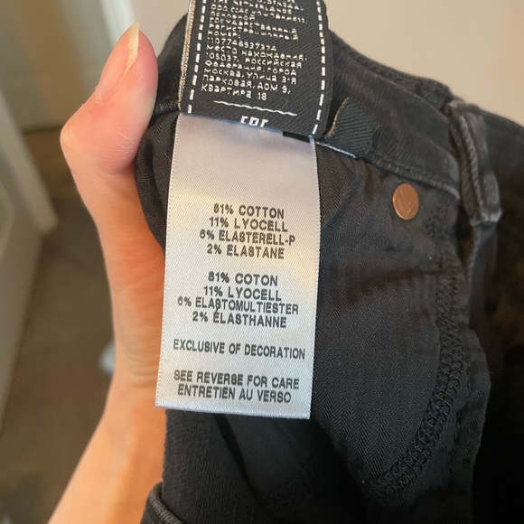 7 for all mankind luxe vintage ‘The high waist ankle skinny’ jeans - Picture 8 of 9